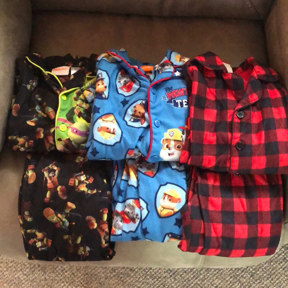 Boys Fleece Pajamas